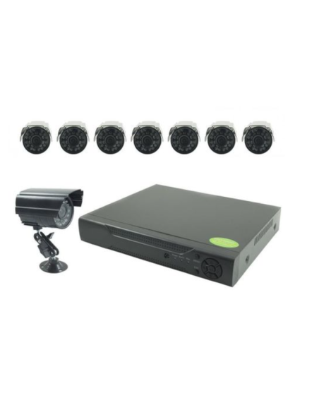Kit Videosorveglianza 8 telecamere 8 canali