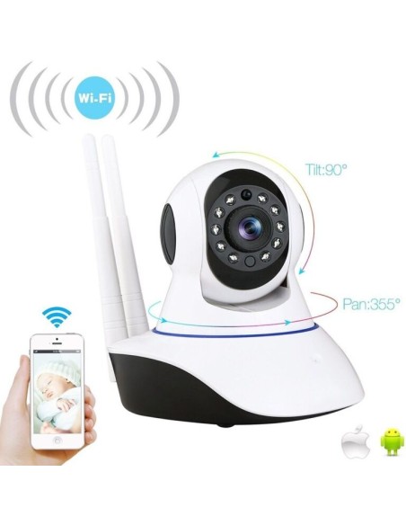 Telecamera IP senza fili, Full HD, robotizzata