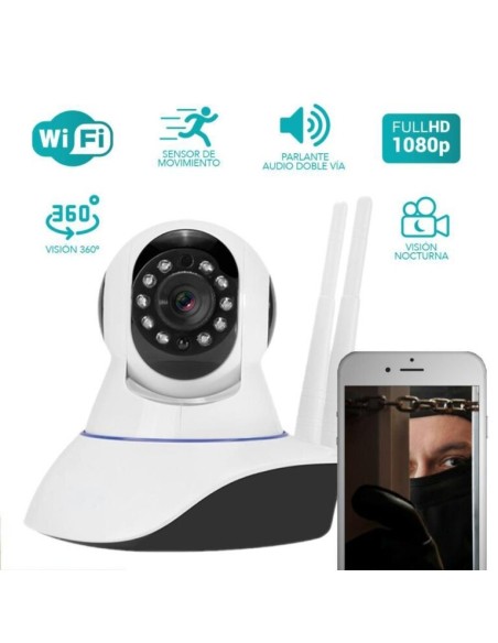 Telecamera IP senza fili, Full HD, robotizzata