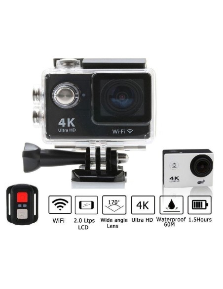 sport action Camera 4k wifi ultra hd 16mp videocamera con telecomando