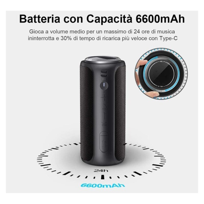 Cassa Bluetooth 40W, Altoparlante