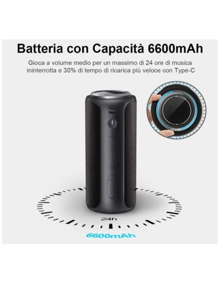 Cassa Bluetooth 40W, Altoparlante