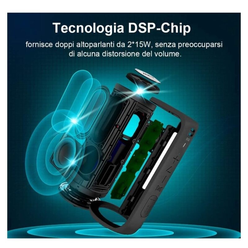 Cassa Bluetooth 40W, Altoparlante