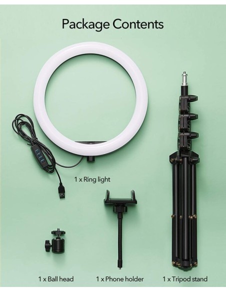 Luce 10″ led anello luce per una maggiore bellezza