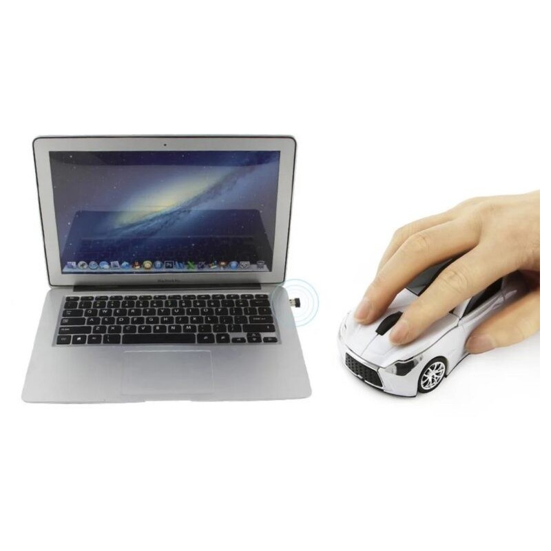 Mouse senza fili automobile sportiva