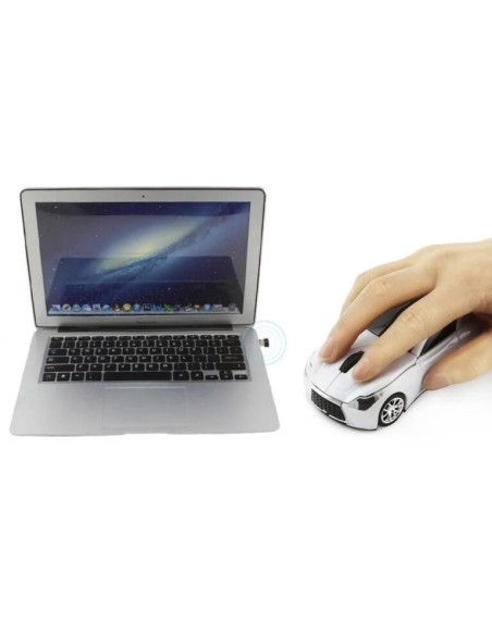 Mouse senza fili automobile sportiva
