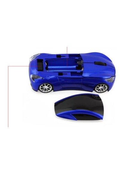 Mouse senza fili automobile sportiva