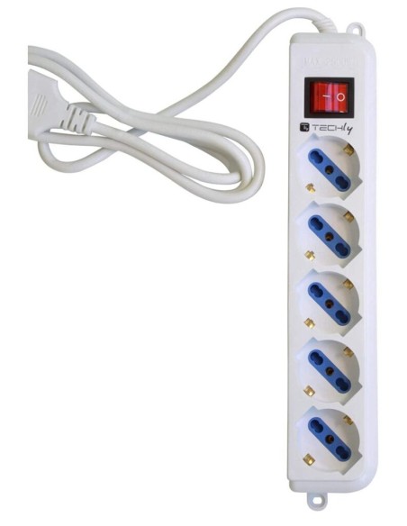 multipresa 5 posti italiana bipasso