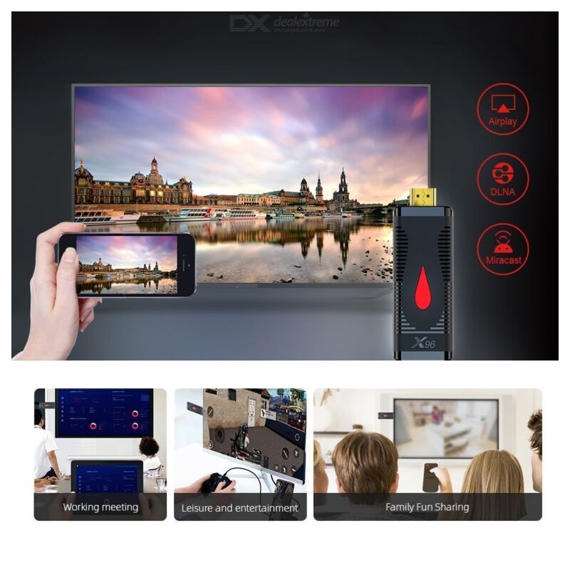 Android TV box x96 stick 10.0 4gb /64gb WIFI 4K