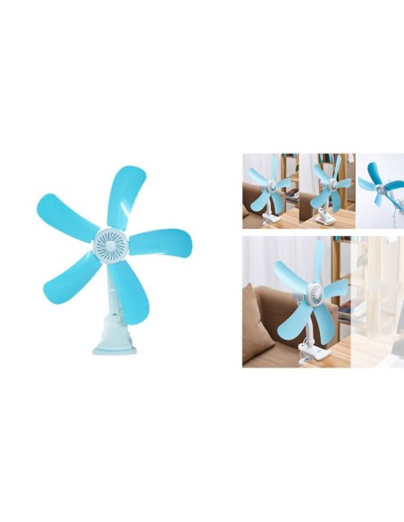 Mini ventilatore con pinza snodabile