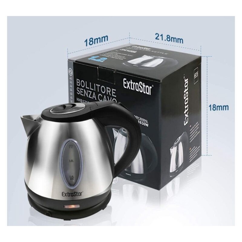 Bollitore Elettrico 1,2L 1630W
