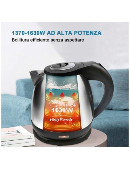 Bollitore Elettrico 1,2L 1630W
