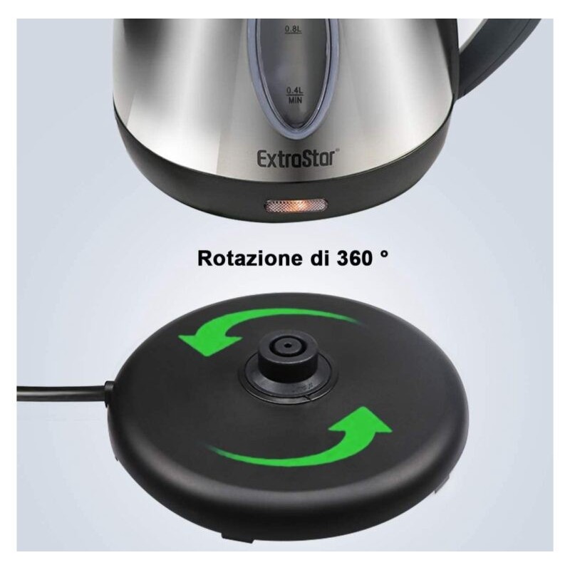 Bollitore Elettrico 1,2L 1630W