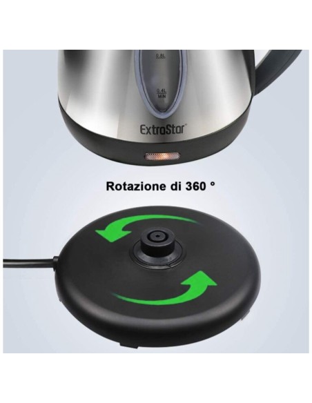 Bollitore Elettrico 1,2L 1630W