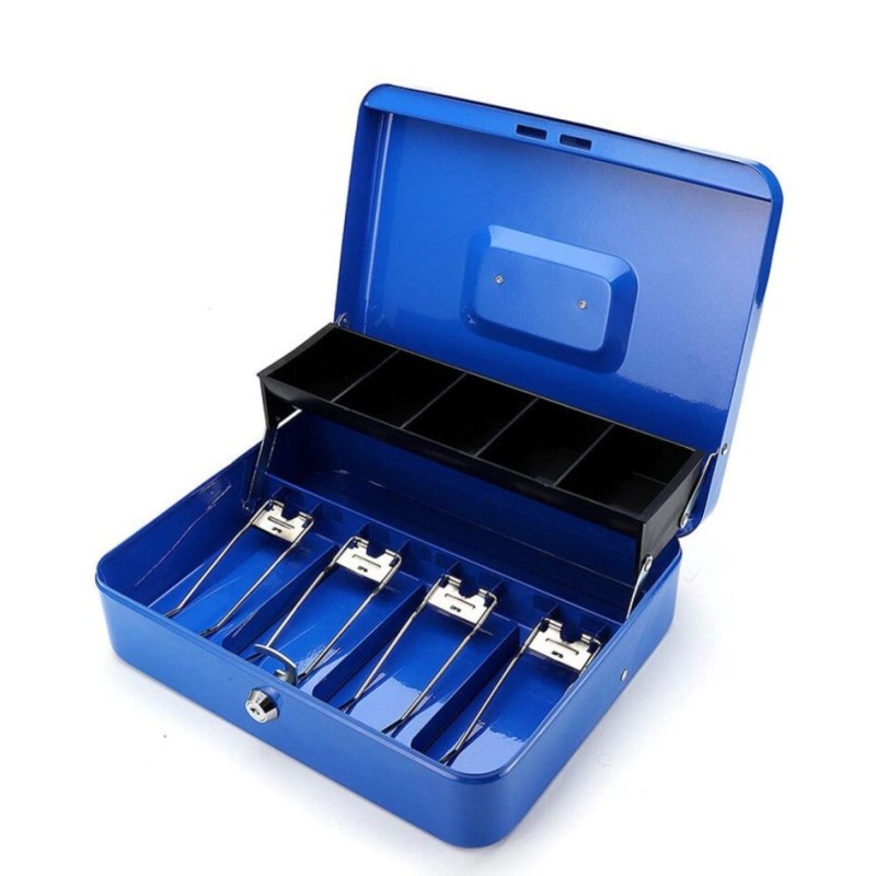 Cassaforte di sicurezza con chiavi e vassoio