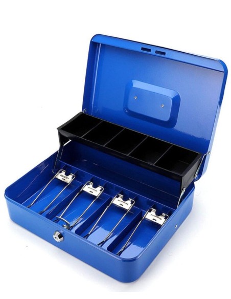 Cassaforte di sicurezza con chiavi e vassoio