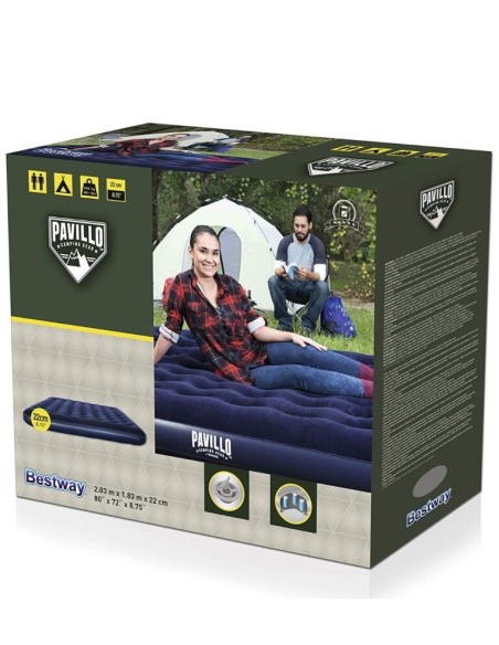 Materassino gonfiabile campeggio 203 x 183 cm