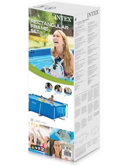 Intex 28270 Piscina rettangolare, 220 x 150 x 60 cm