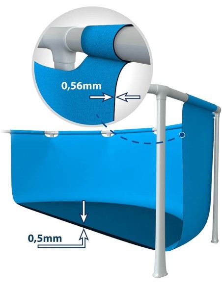 Intex 28272 Piscina rettangolare, 300 x 200 x 75 cm