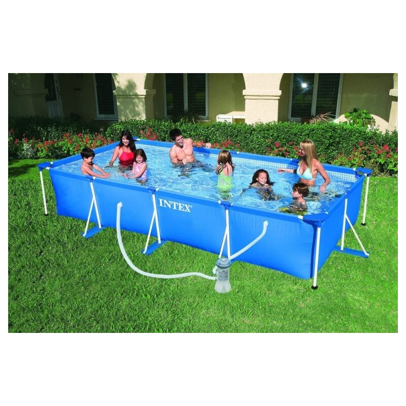 Intex 28273 Piscina rettangolare, 450 x 220 x...