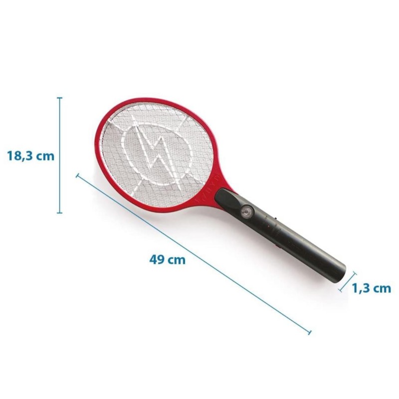 Racchetta elettronica fulmina insetti