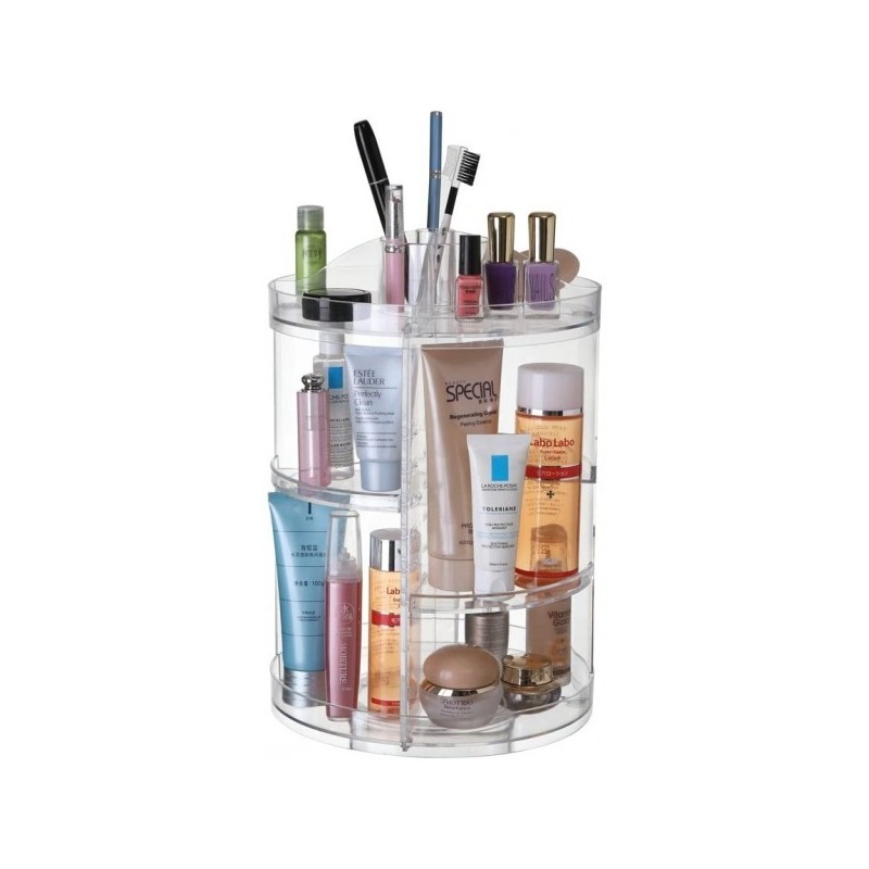 Espositore girevole 360 gradi porta trucco...