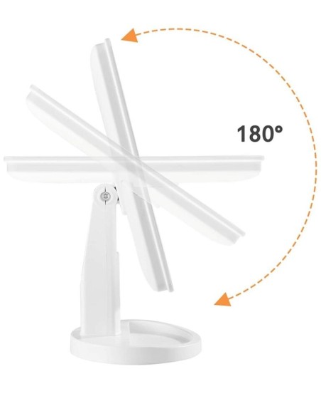 Specchio per il trucco con luce LED