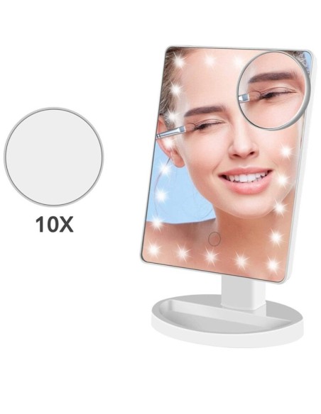Specchio per il trucco con luce LED
