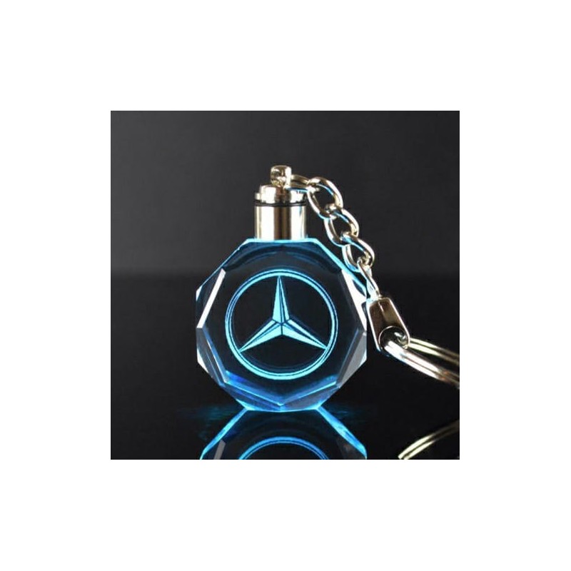 Portachiavi con Logo Mercedes-benz con luci LED