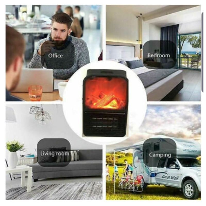 Stufa riscaldatore elettrica 1000w