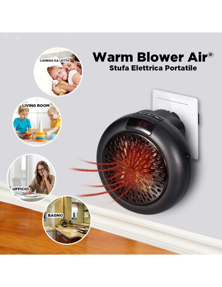 Stufa elettrica 900W