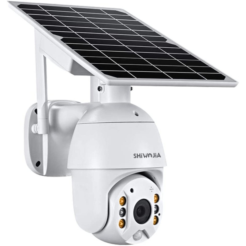Telecamera wifi hd, pannelo solare e batteria
