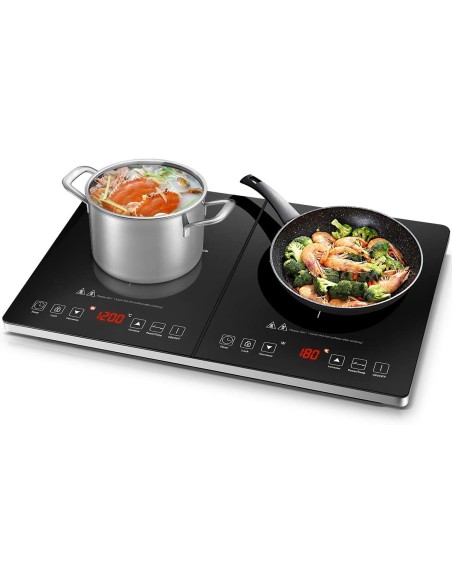 Piano cottura a induzione doppio