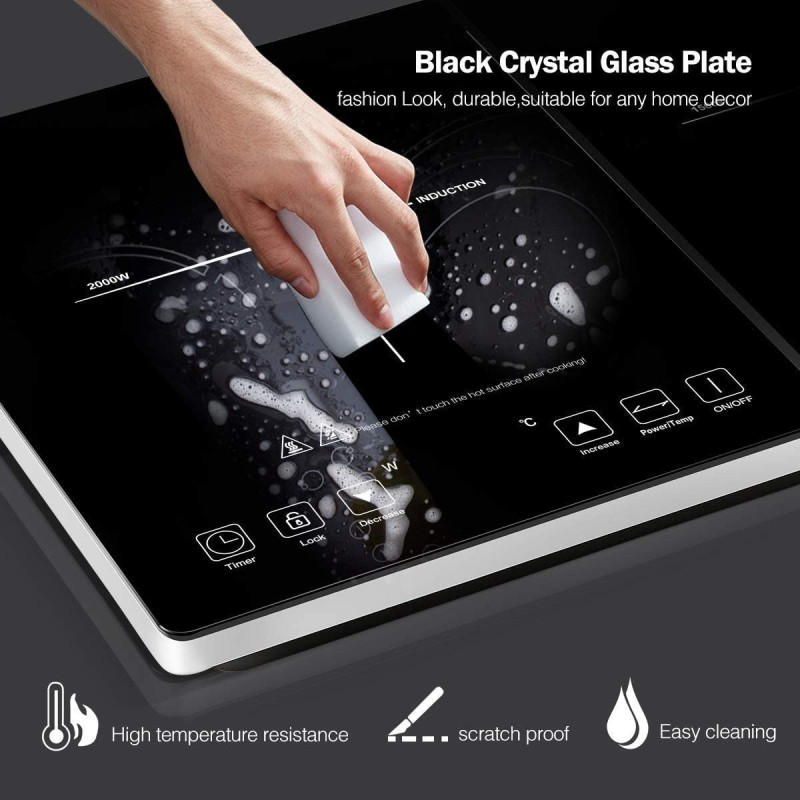 Piano cottura a induzione doppio