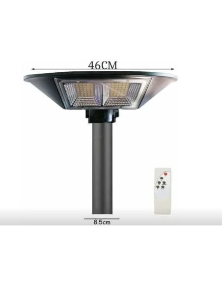 Faro led pannello solare 200W con staffa