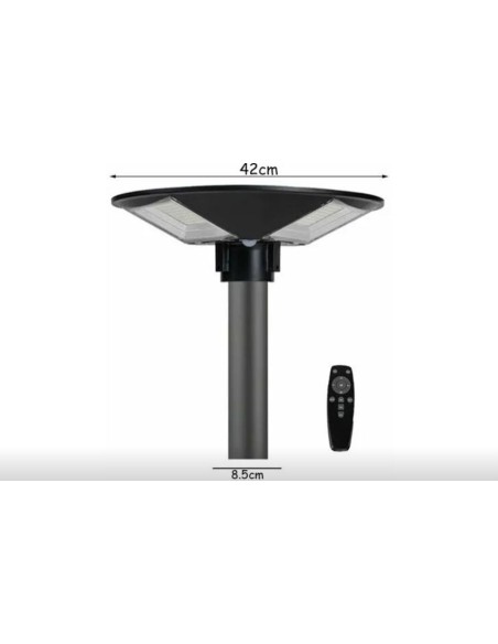 Faro led pannello solare 150W con staffa