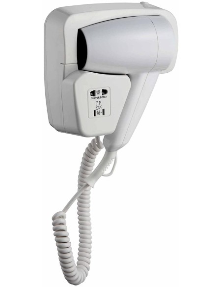 Asciugacapelli phono da parete 1300W