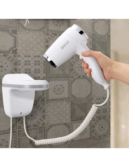 Asciugacapelli phono da parete 1100W