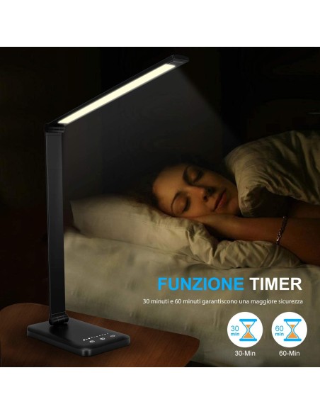 Lampada da scrivania led 10 livelli luminosità