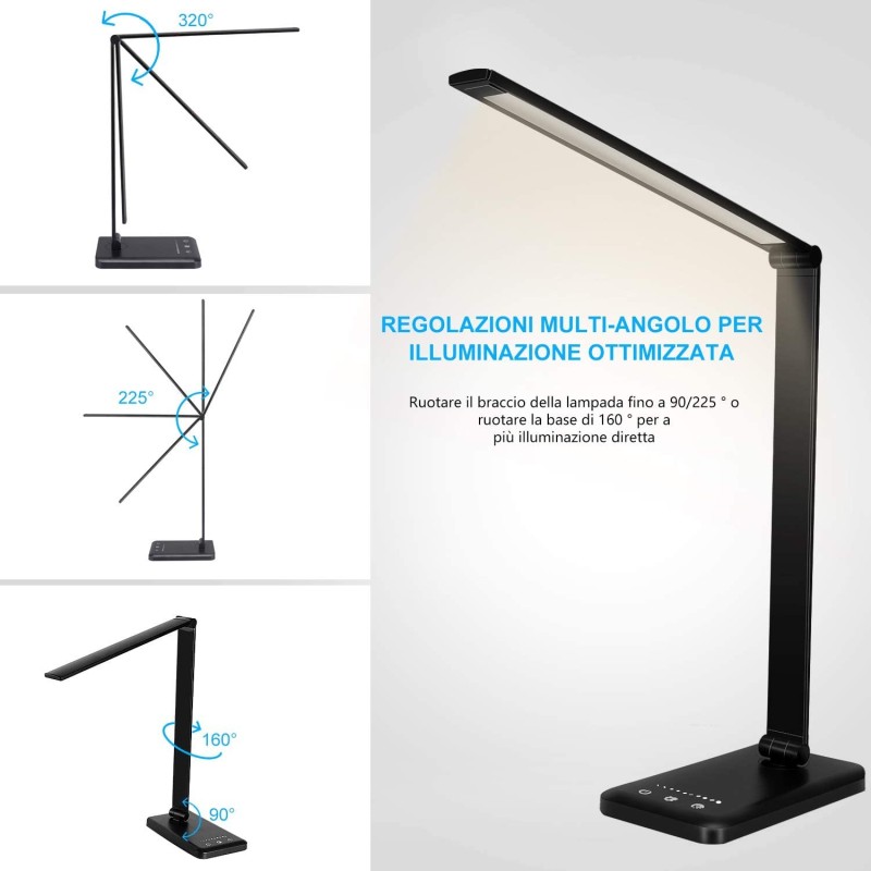 Lampada da scrivania led 10 livelli luminosità