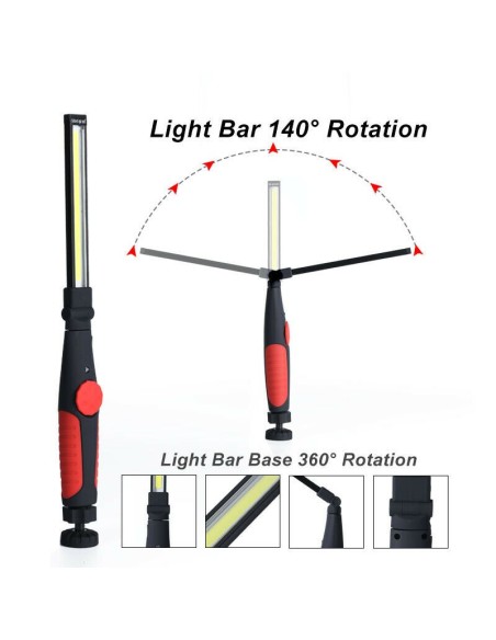 Torcia lampada da lavoro calamita led