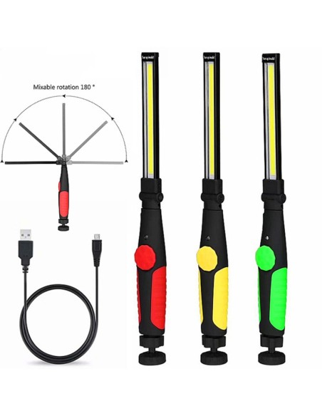 Torcia lampada da lavoro calamita led