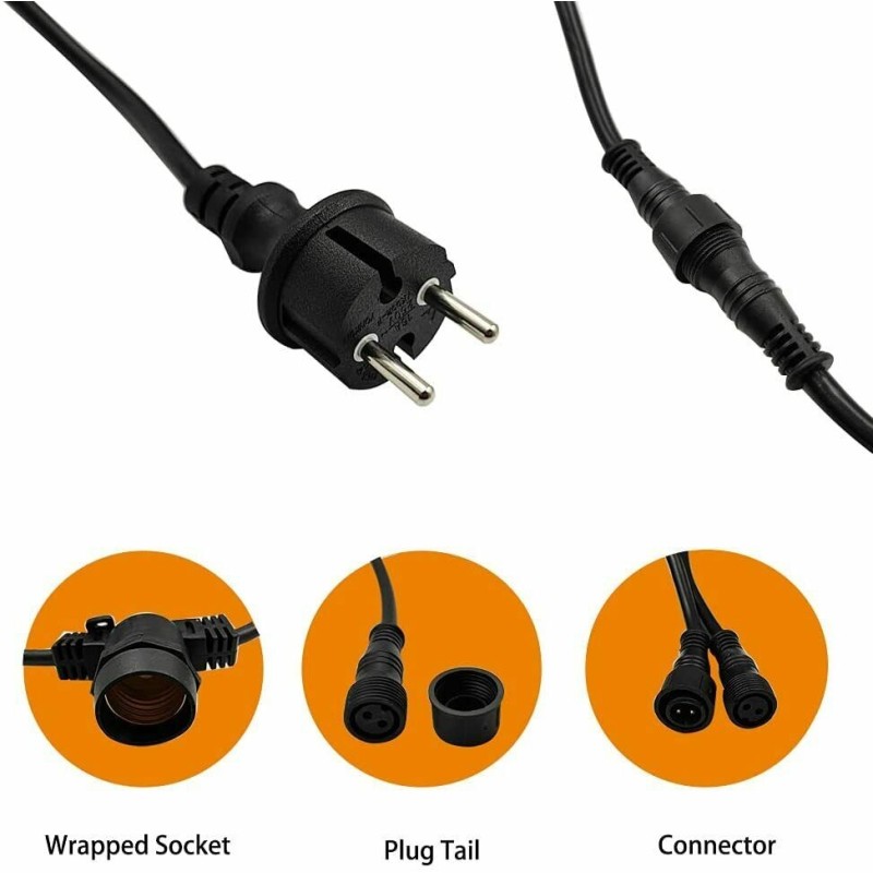 Catena luminosa 10mt da esterno