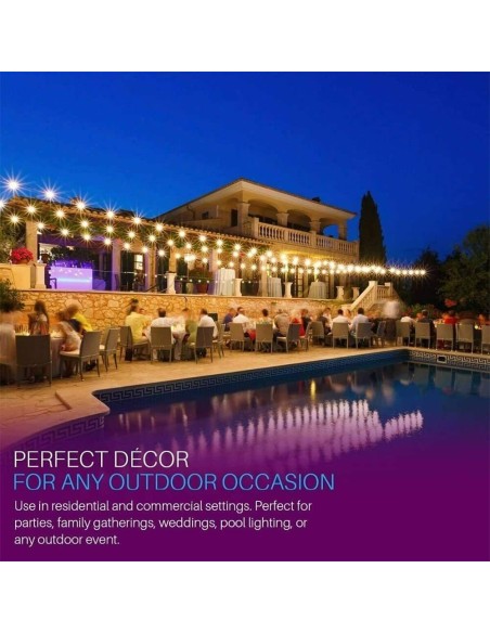 Catena luminosa 10mt da esterno