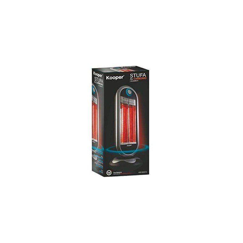 Stufa al carbonio 900W