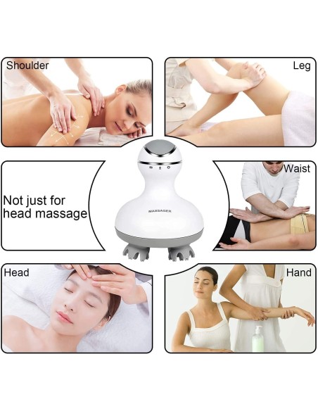 Massaggiatore cuoio capelluto testa