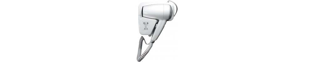 wall-mounted hair dryer
