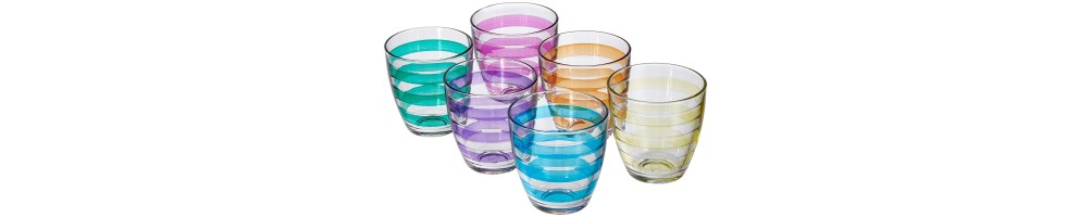 vasos y cristalería