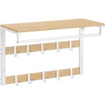 wall-mounted coat rack for entryway