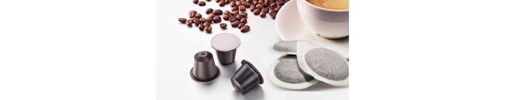 Dosettes et capsules de café